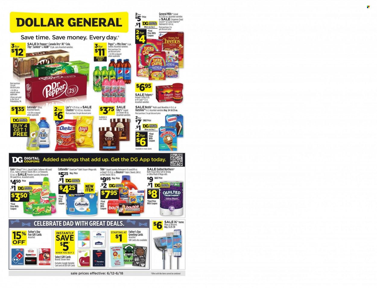 Dollar General (CT, GA, KS, MI, NE, NH, NY, WI) Weekly Ad Flyer June 13 to June 20