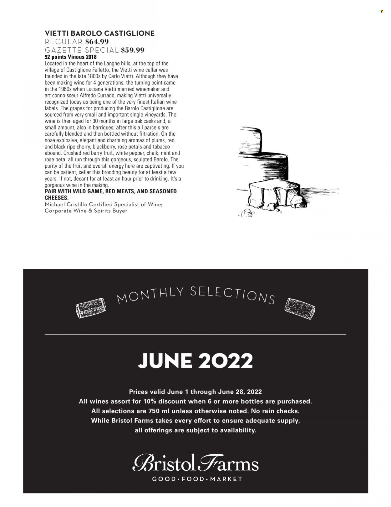 Bristol Farms (CA) Weekly Ad Flyer June 13 to June 20
