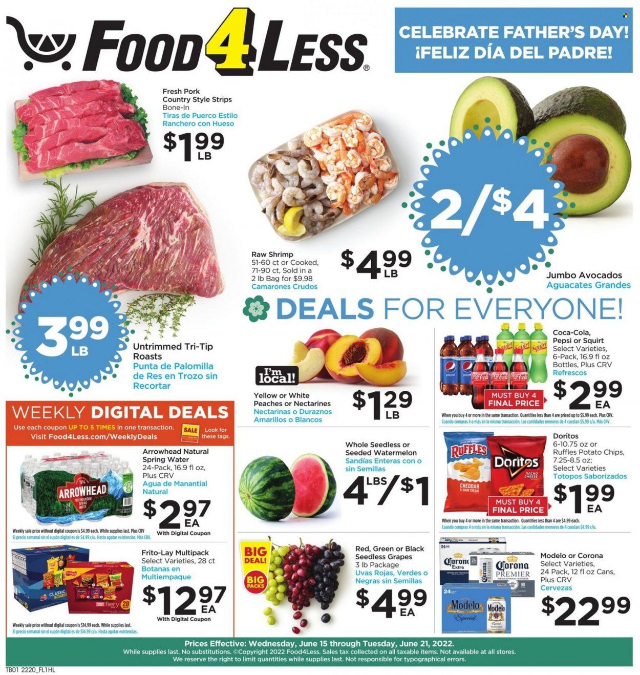 Food 4 Less (CA) Weekly Ad Flyer June 14 to June 21