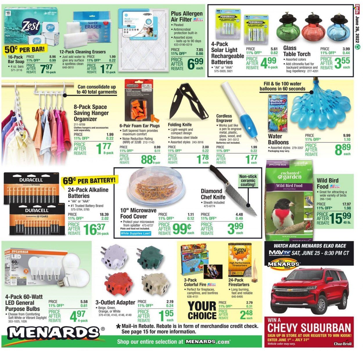 Menards Weekly Ad Flyer June 15 to June 22