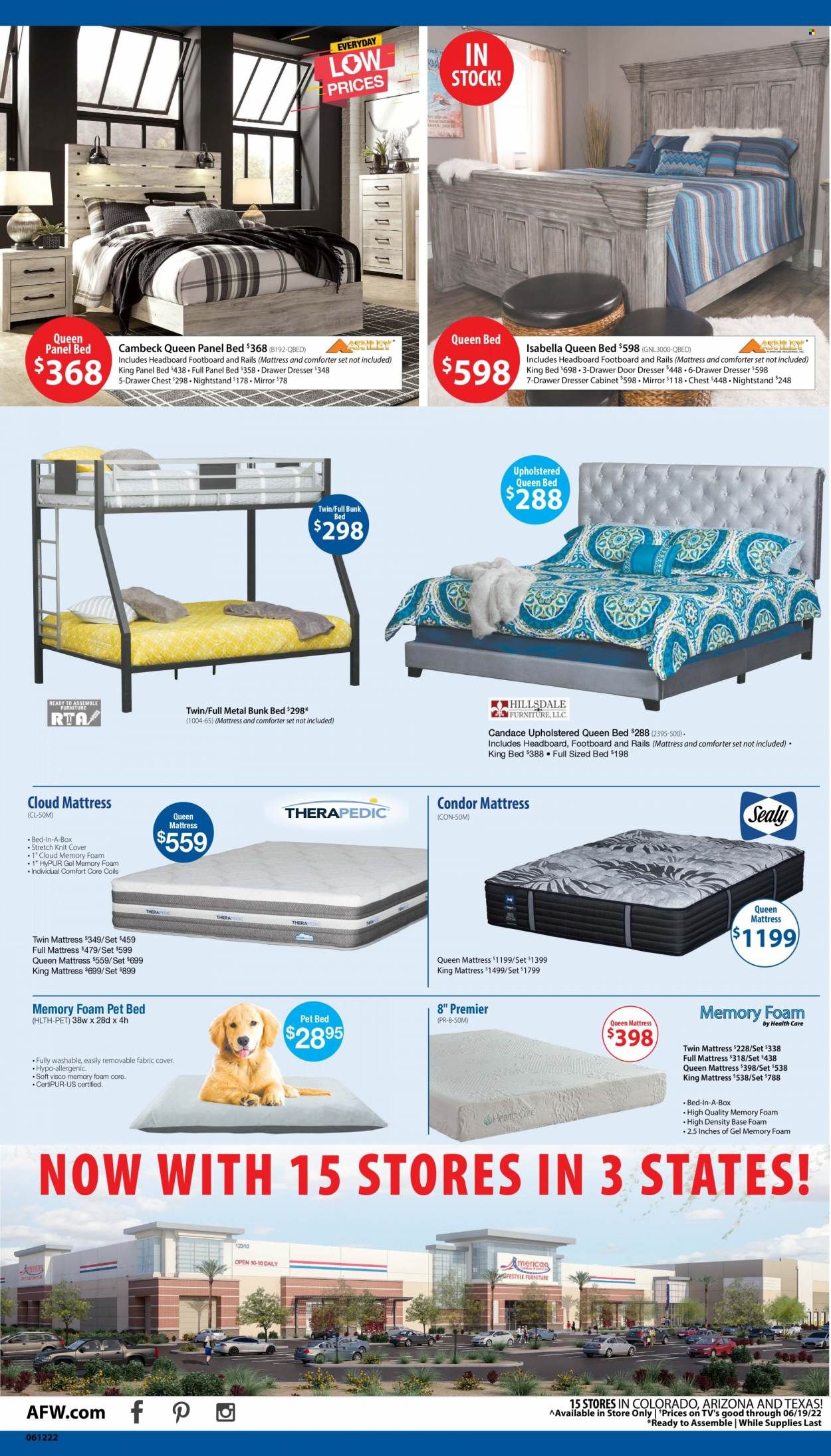 American Furniture Warehouse (AZ, CO, TX) Weekly Ad Flyer June 15 to June 22
