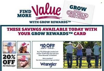 Orscheln Farm and Home (IA, IN, KS, MO, NE, OK) Weekly Ad Flyer June 15 to June 22