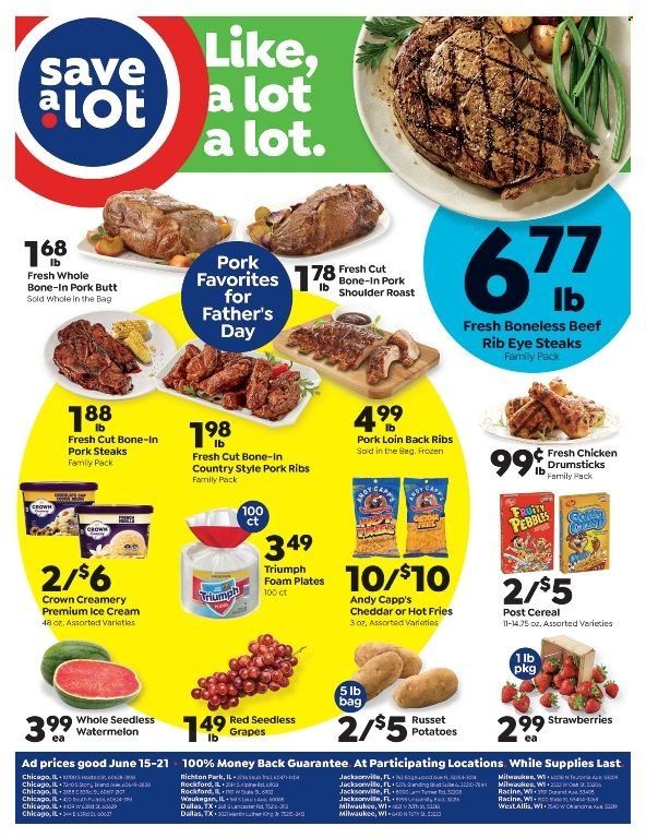 Save a Lot Weekly Ad Flyer June 15 to June 22