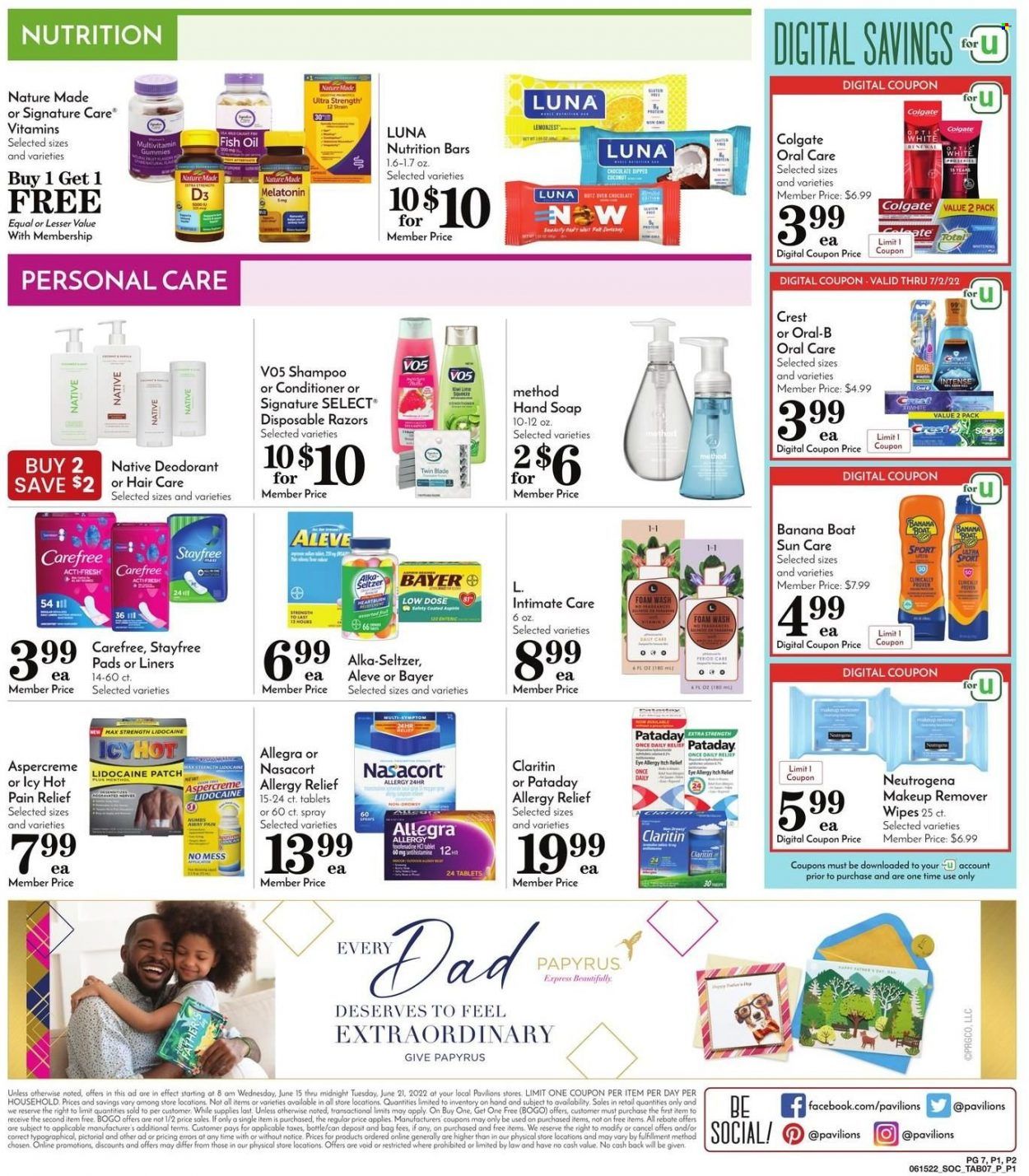 Pavilions (CA) Weekly Ad Flyer June 15 to June 22