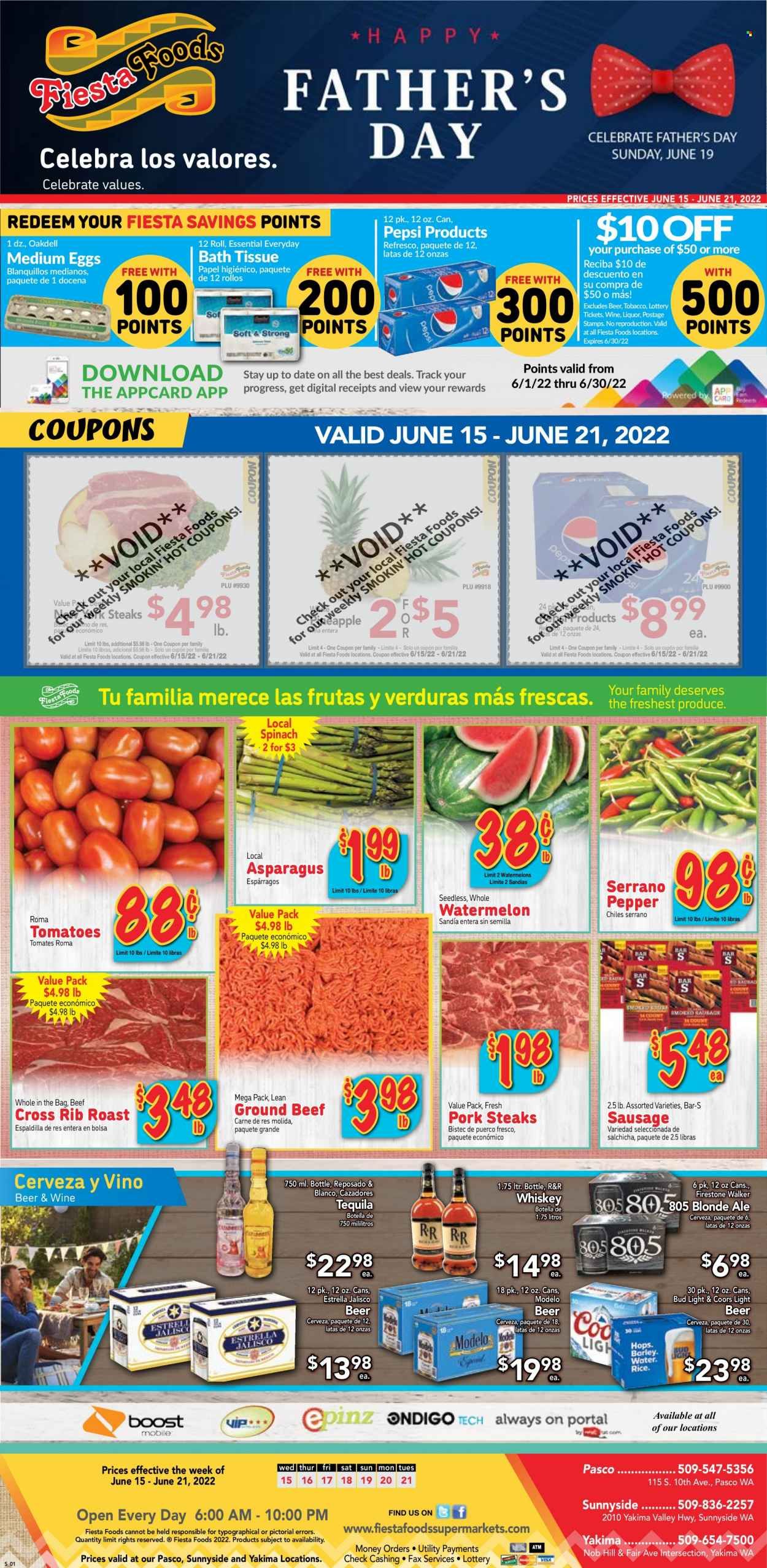 Fiesta Foods SuperMarkets (WA) Weekly Ad Flyer June 15 to June 22