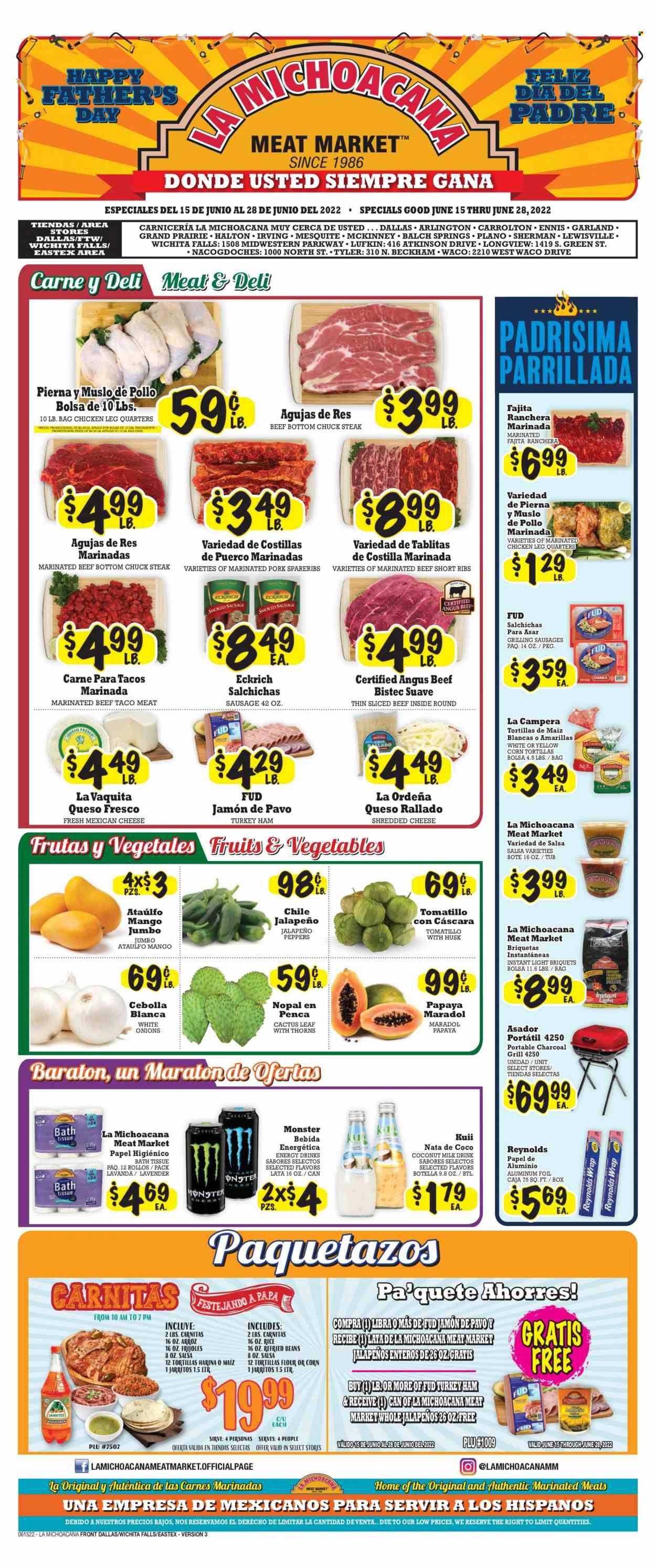 La Michoacana Meat Market (TX) Weekly Ad Flyer June 16 to June 23