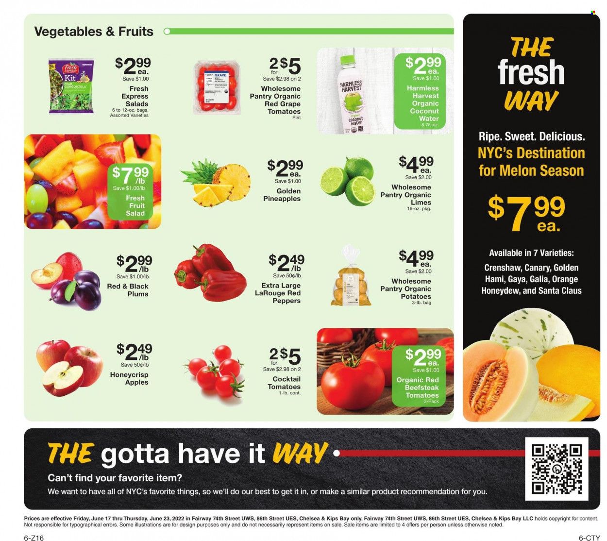 Fairway Market (CT, NJ, NY) Weekly Ad Flyer June 16 to June 23