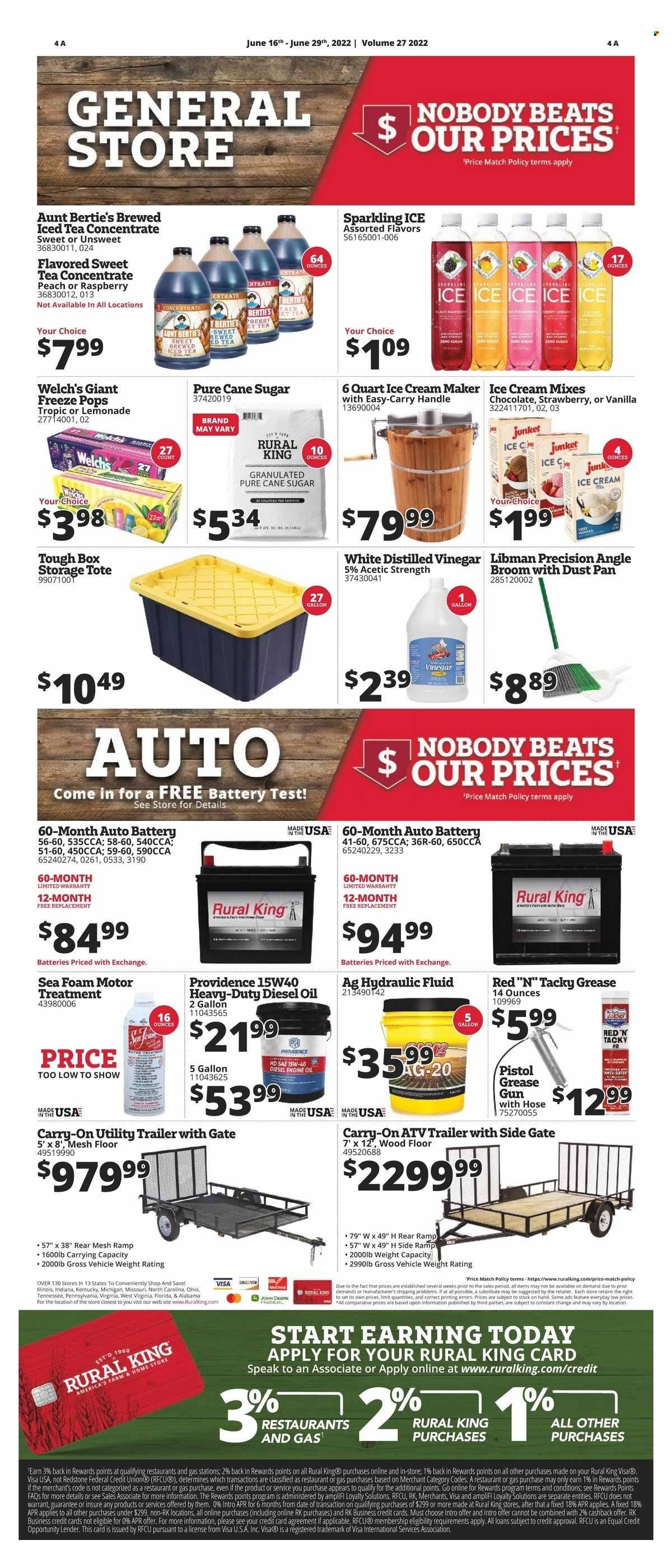 Rural King Weekly Ad Flyer June 16 to June 23
