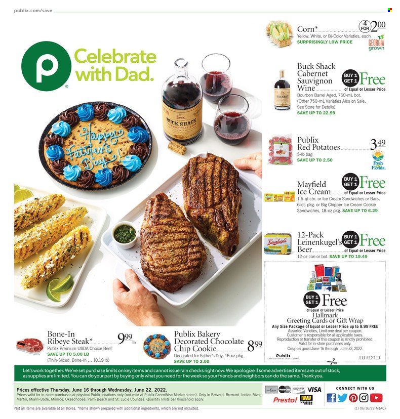 Publix (AL, FL, GA, NC, SC, TN) Weekly Ad Flyer June 16 to June 23