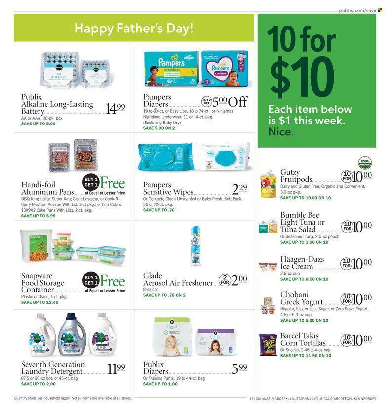 Publix (AL, FL, GA, NC, SC, TN) Weekly Ad Flyer June 16 to June 23