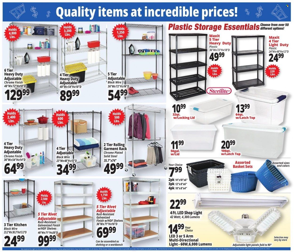 Ocean State Job Lot (CT, MA, ME, NH, NJ, NY, RI) Weekly Ad Flyer June 16 to June 23