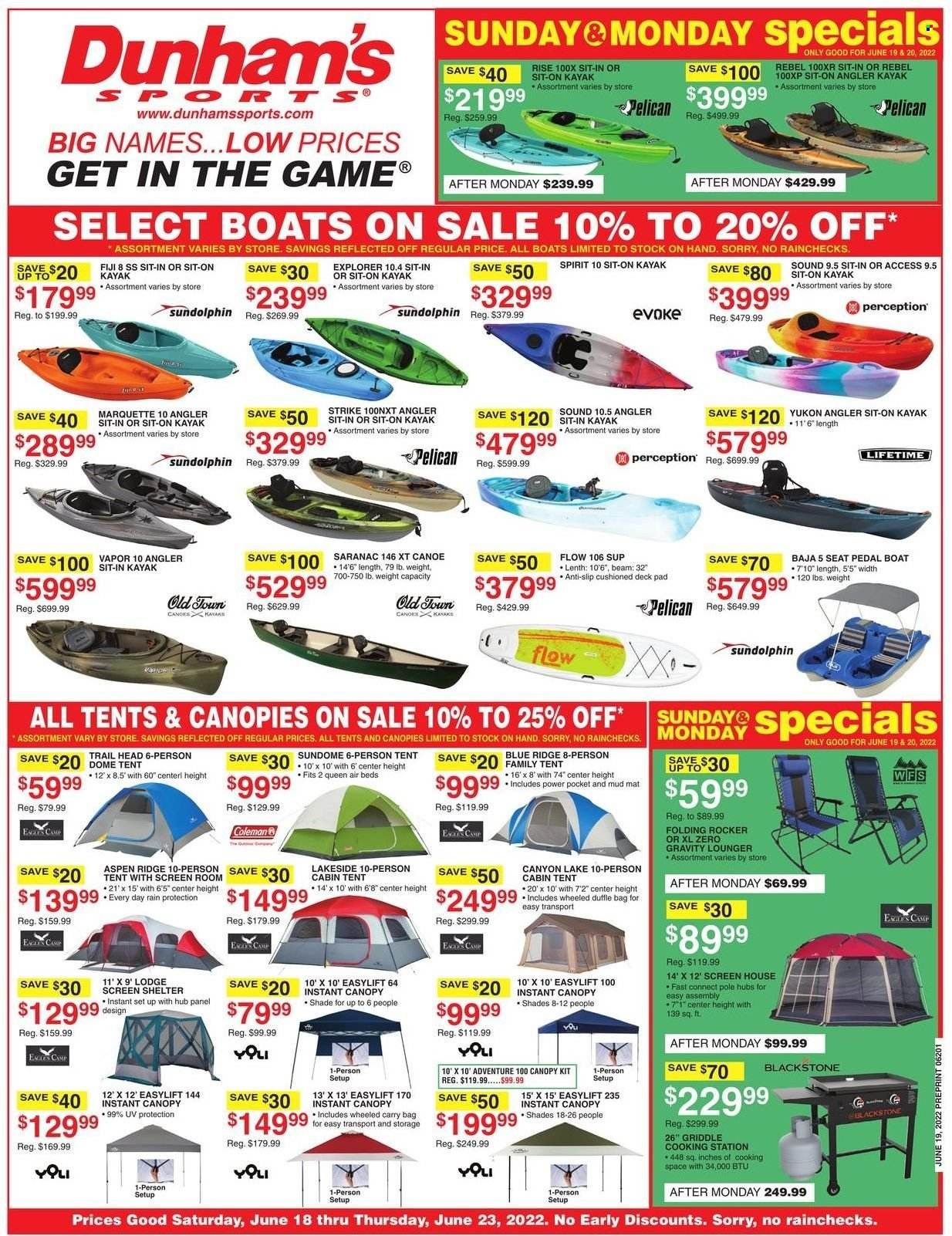 Dunham's Sports Weekly Ad Flyer June 17 to June 24