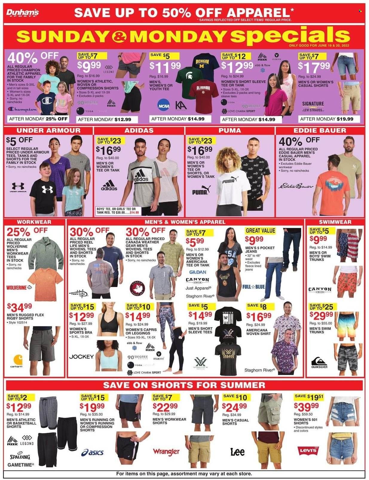 Dunham's Sports Weekly Ad Flyer June 17 to June 24