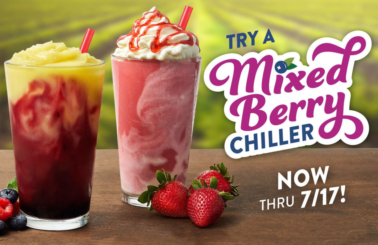 Krispy Kreme Serves Up their Mixed Berry Lemonade and Strawberries & Kreme Chillers Krispy Kreme Serves Up their Mixed Berry Lemonade and Strawberries & Kreme Chillers