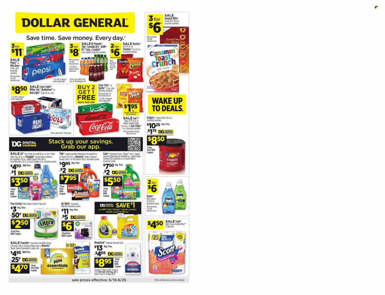 Dollar General (TN) Weekly Ad Flyer June 20 to June 27