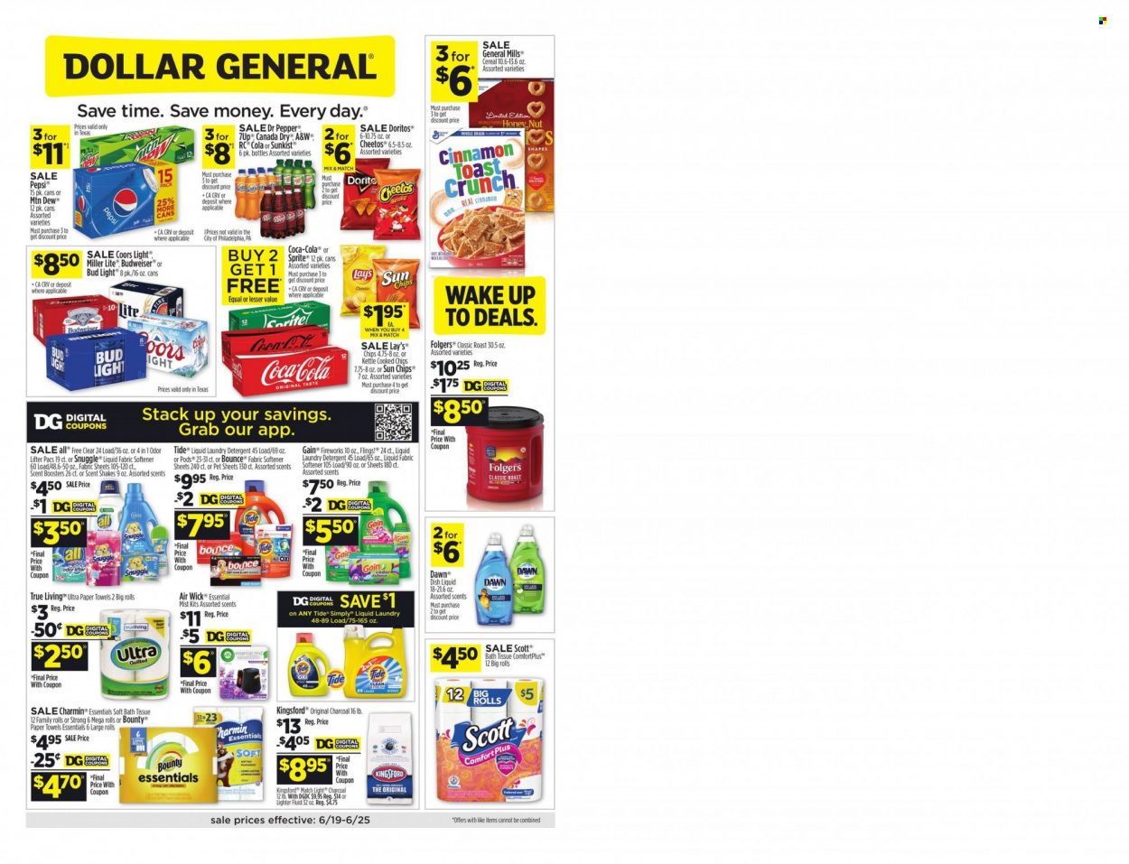Dollar General (TX) Weekly Ad Flyer June 20 to June 27
