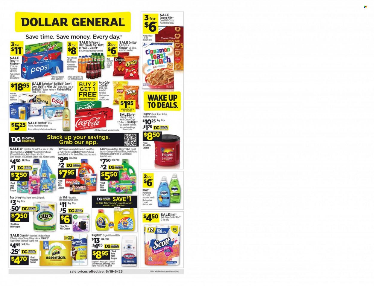 Dollar General (CA) Weekly Ad Flyer June 20 to June 27