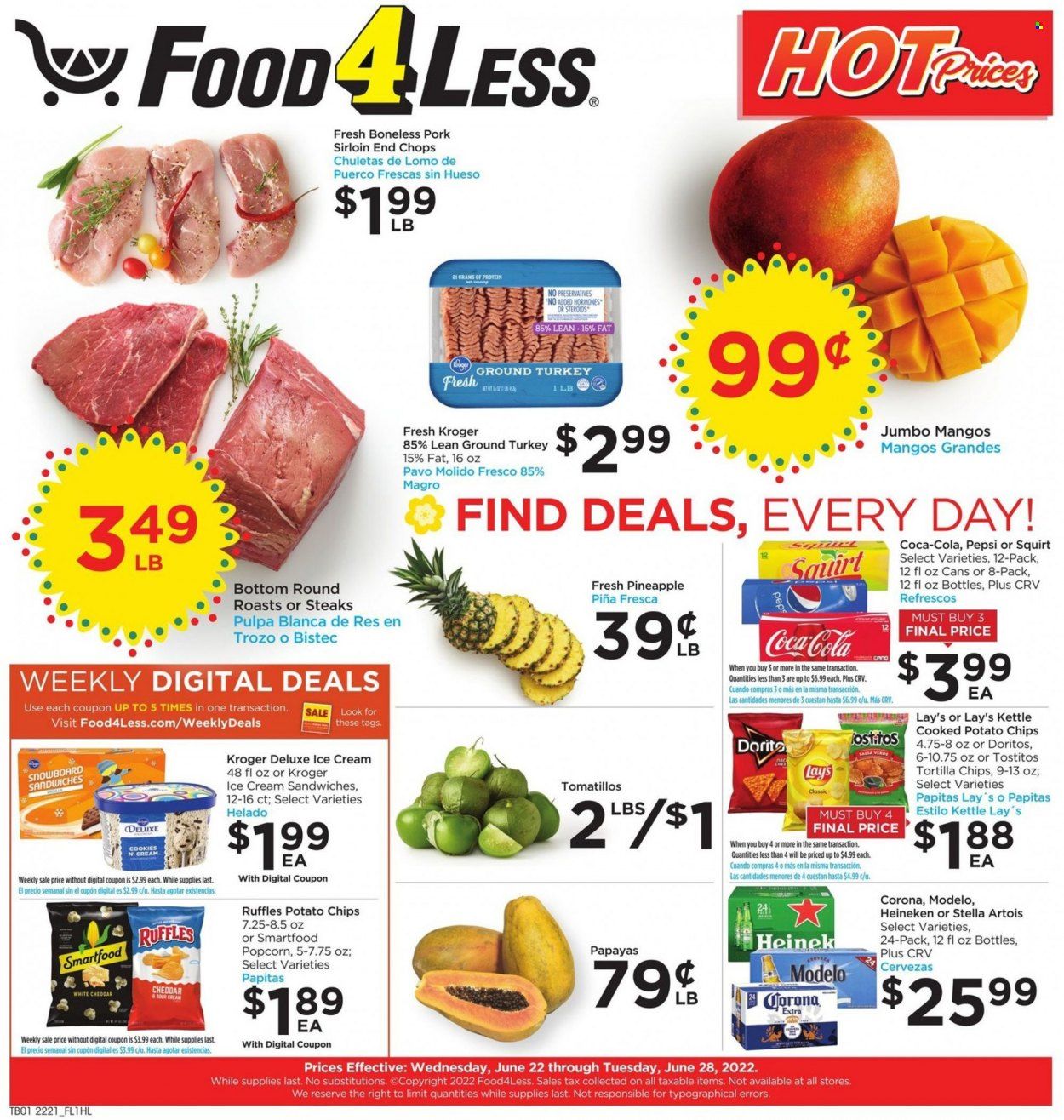 Food 4 Less (CA) Weekly Ad Flyer June 21 to June 28