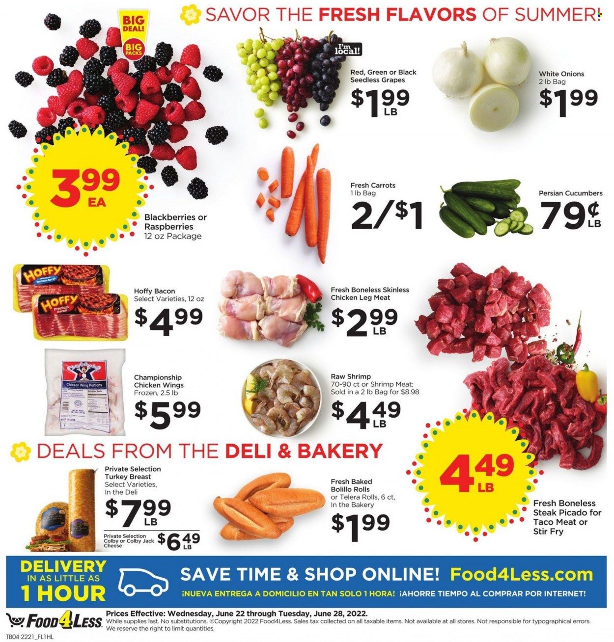 Food 4 Less (CA) Weekly Ad Flyer June 21 to June 28