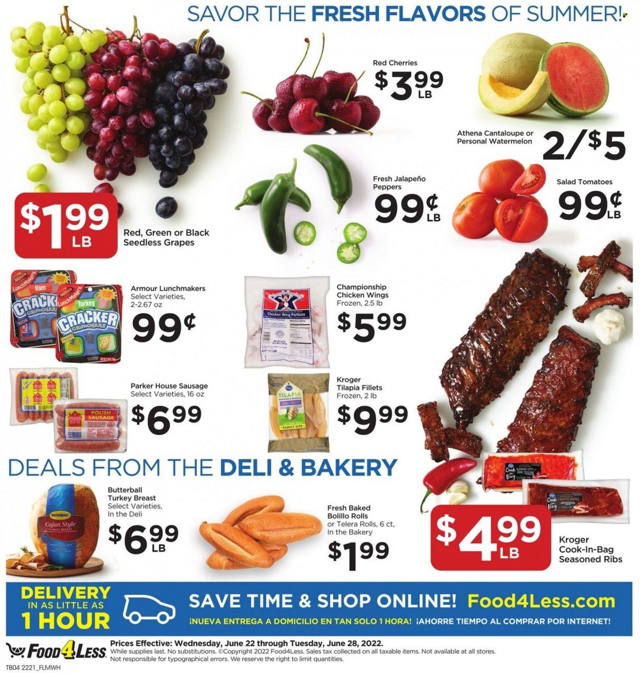Food 4 Less (IL) Weekly Ad Flyer June 21 to June 28