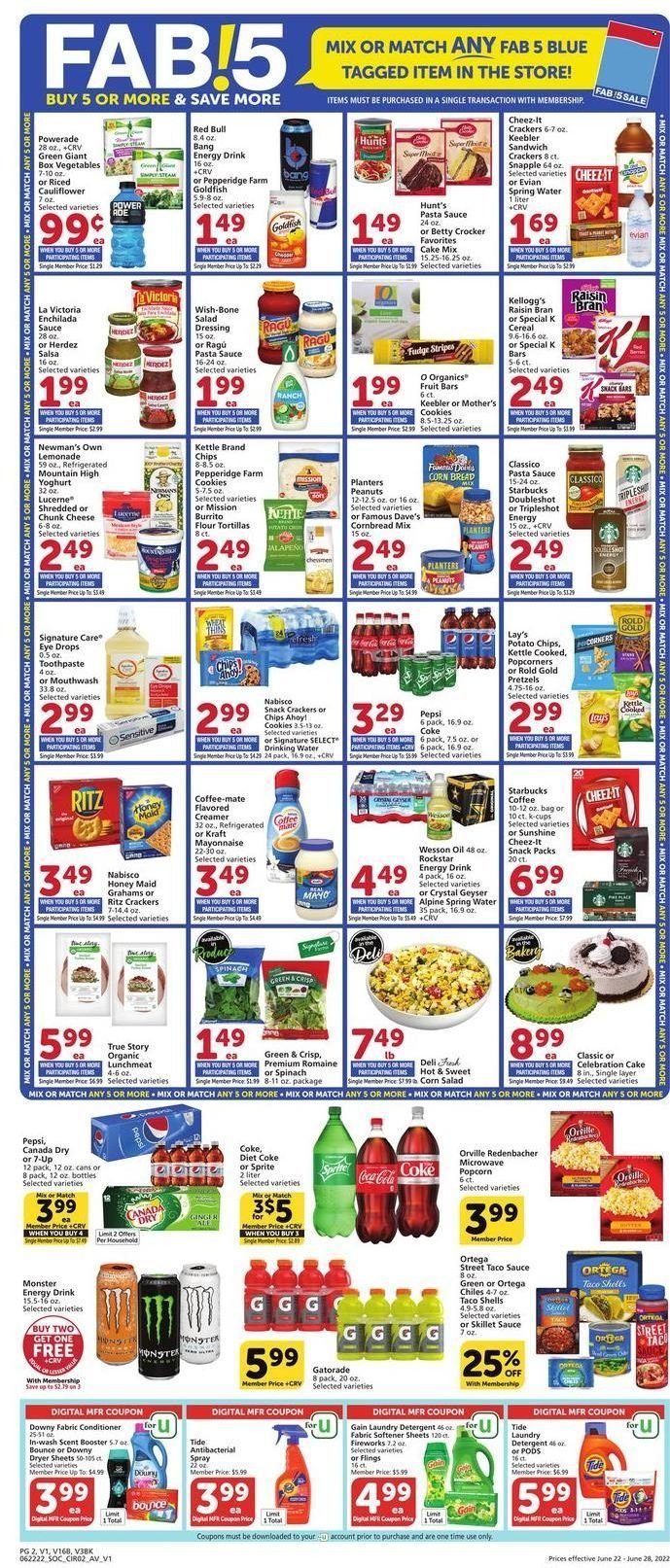 Albertsons (CA, ID, LA, MT, OR, TX, WA) Weekly Ad Flyer June 21 to June 28