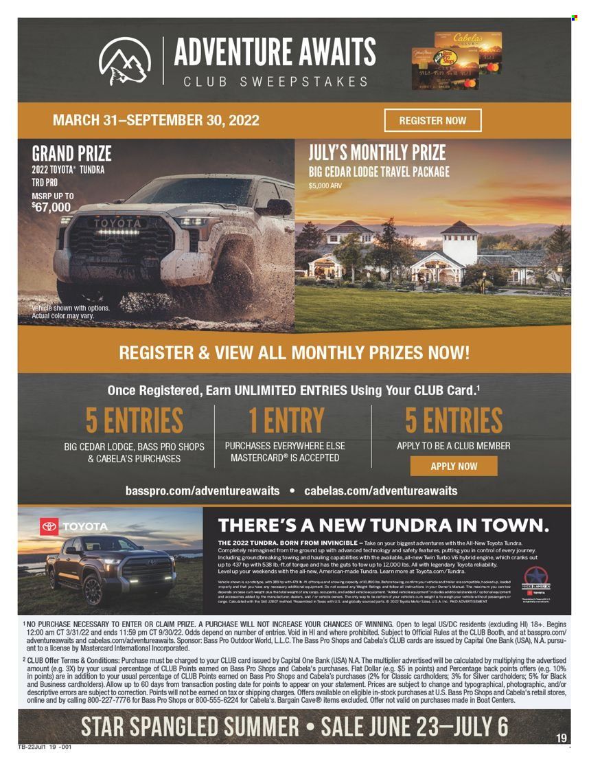 Bass Pro Shops Weekly Ad Flyer June 21 to June 28