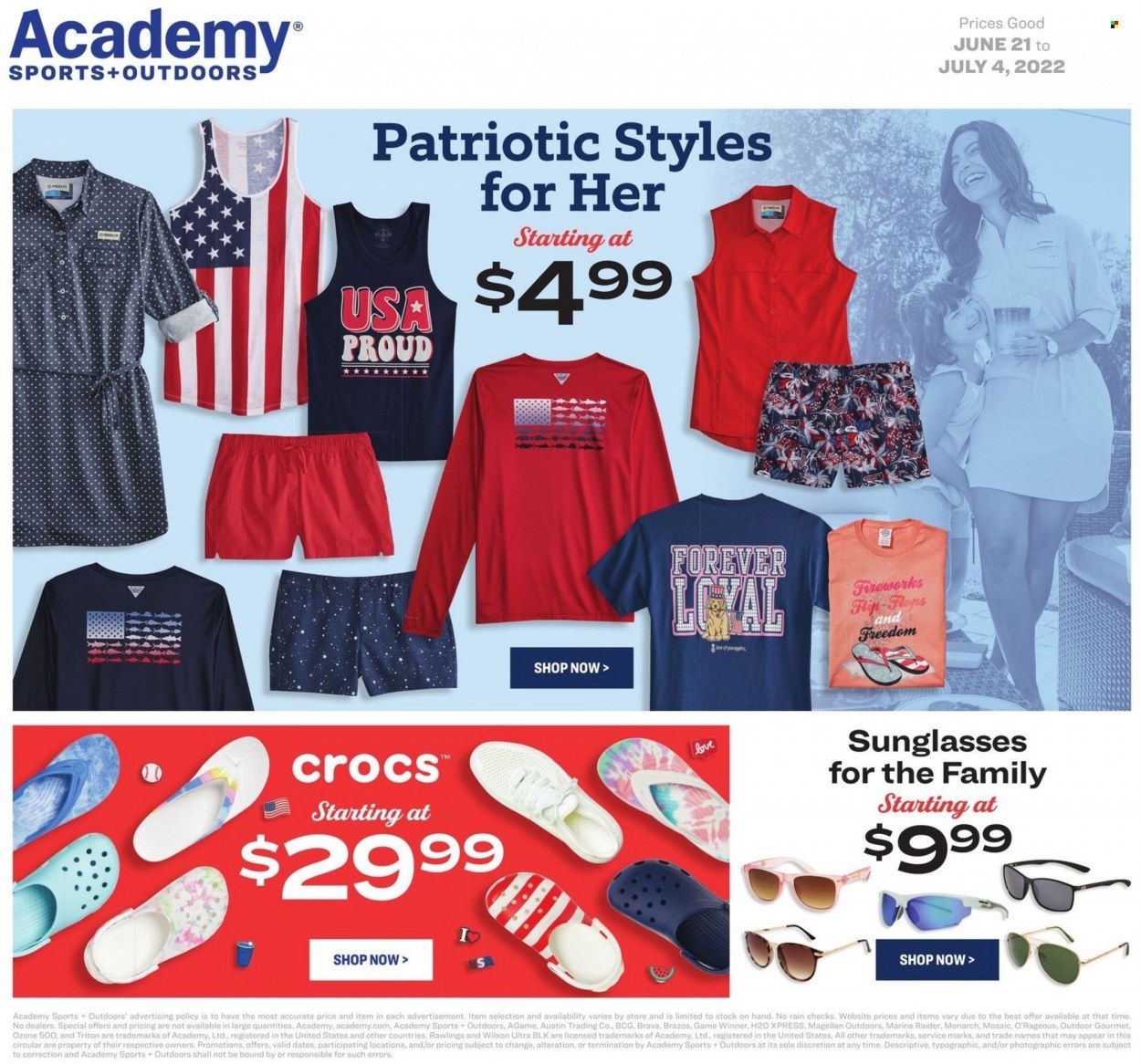 Academy Sports + Outdoors Weekly Ad Flyer June 21 to June 28