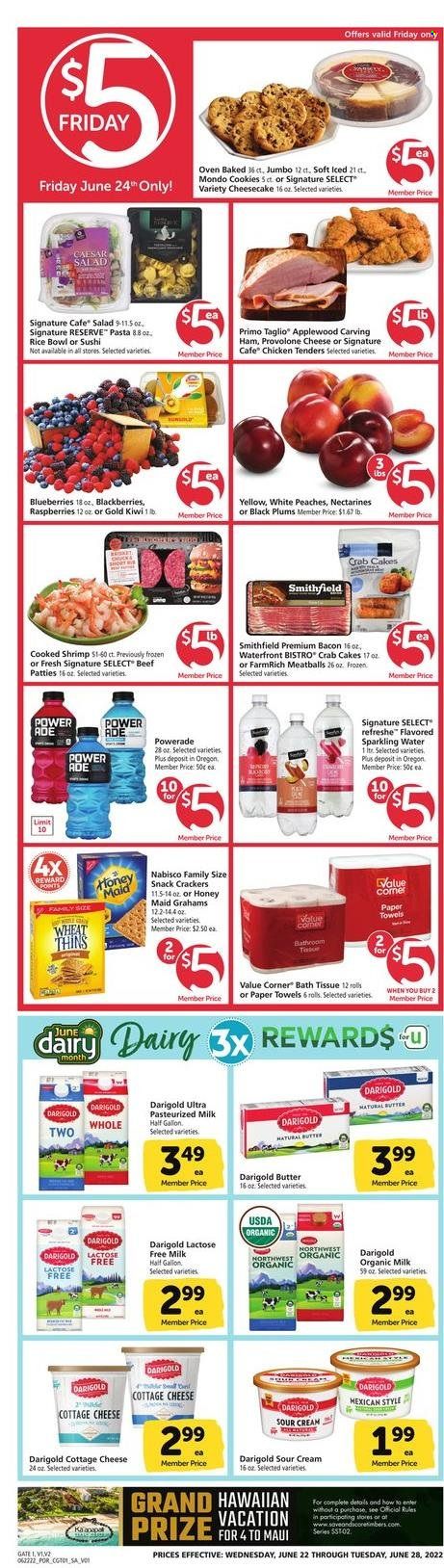 Safeway (OR) Weekly Ad Flyer June 21 to June 28