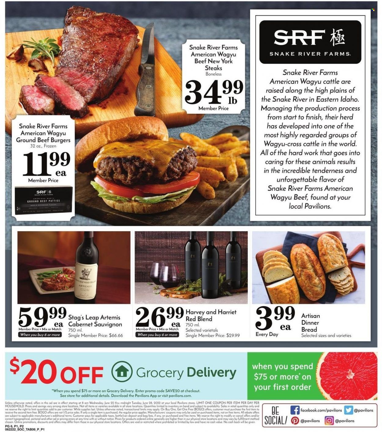 Pavilions (CA) Weekly Ad Flyer June 21 to June 28