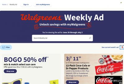 Walgreens Weekly Ad Flyer June 22 to June 29
