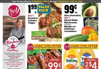 Big Y (MA) Weekly Ad Flyer June 22 to June 29