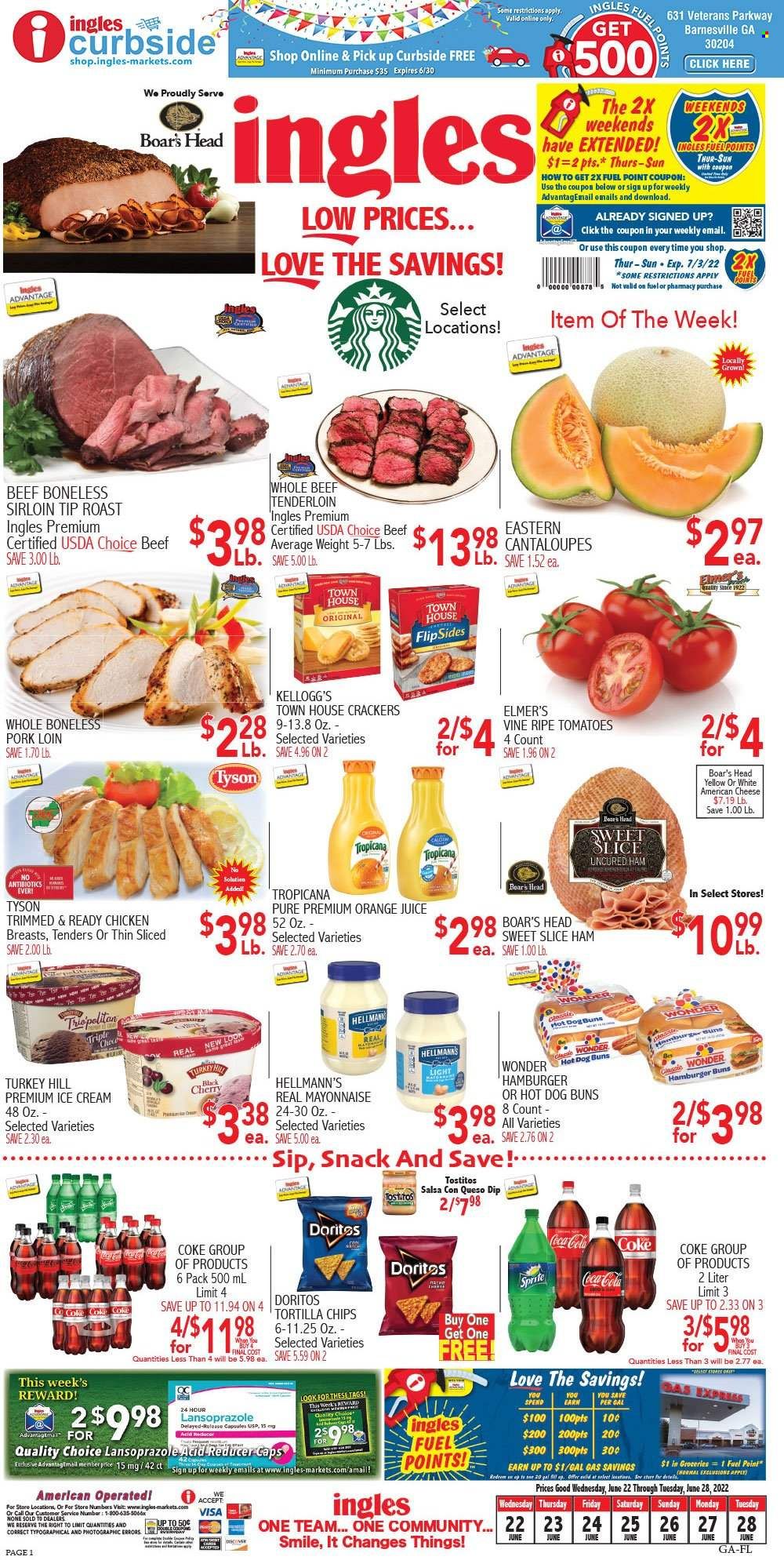 Ingles (GA, NC, SC, TN) Weekly Ad Flyer June 22 to June 29