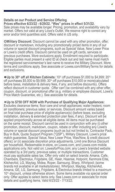 Lowe's Weekly Ad Flyer June 22 to June 29