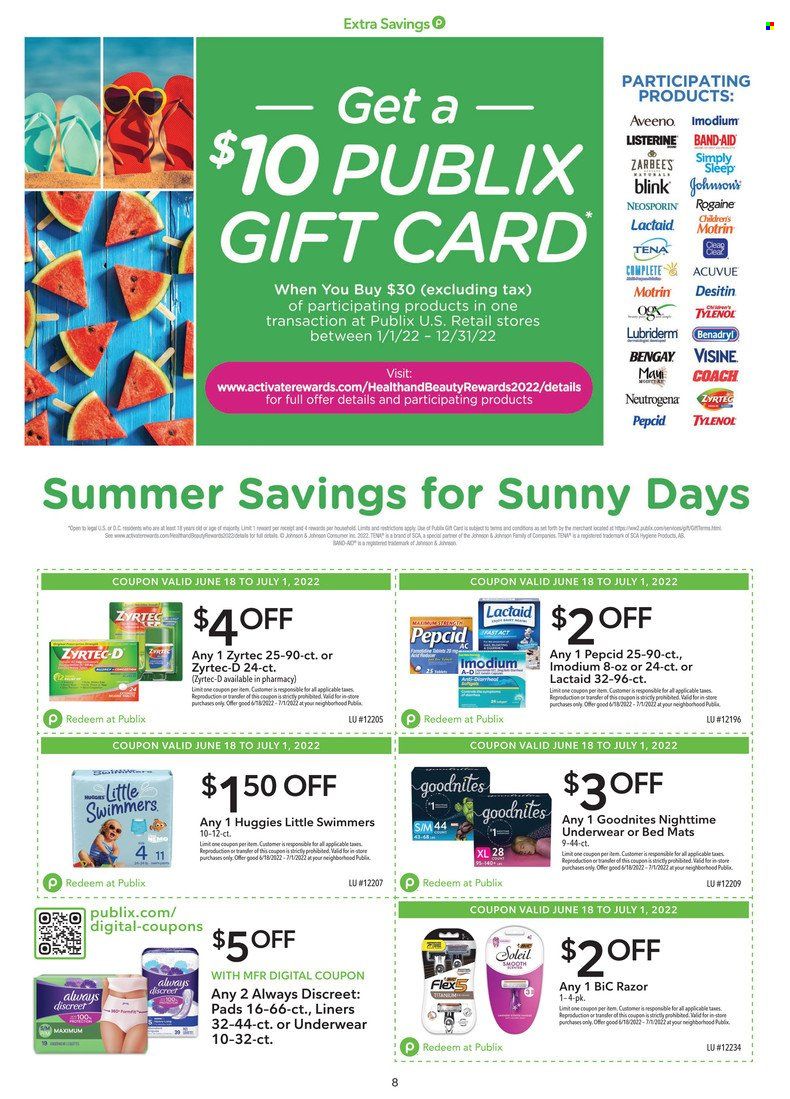 Publix (AL, FL, GA, NC, SC, TN) Weekly Ad Flyer June 22 to June 29