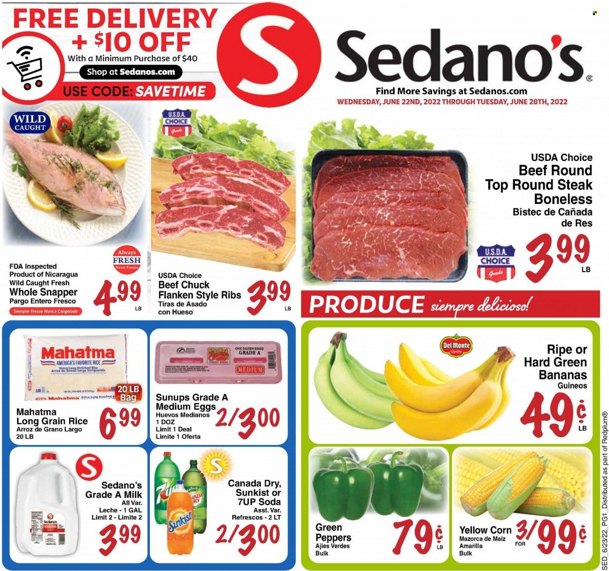 Sedano's (FL) Weekly Ad Flyer June 22 to June 29