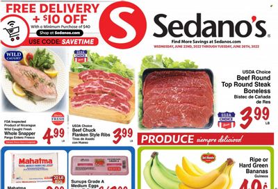 Sedano's (FL) Weekly Ad Flyer June 22 to June 29