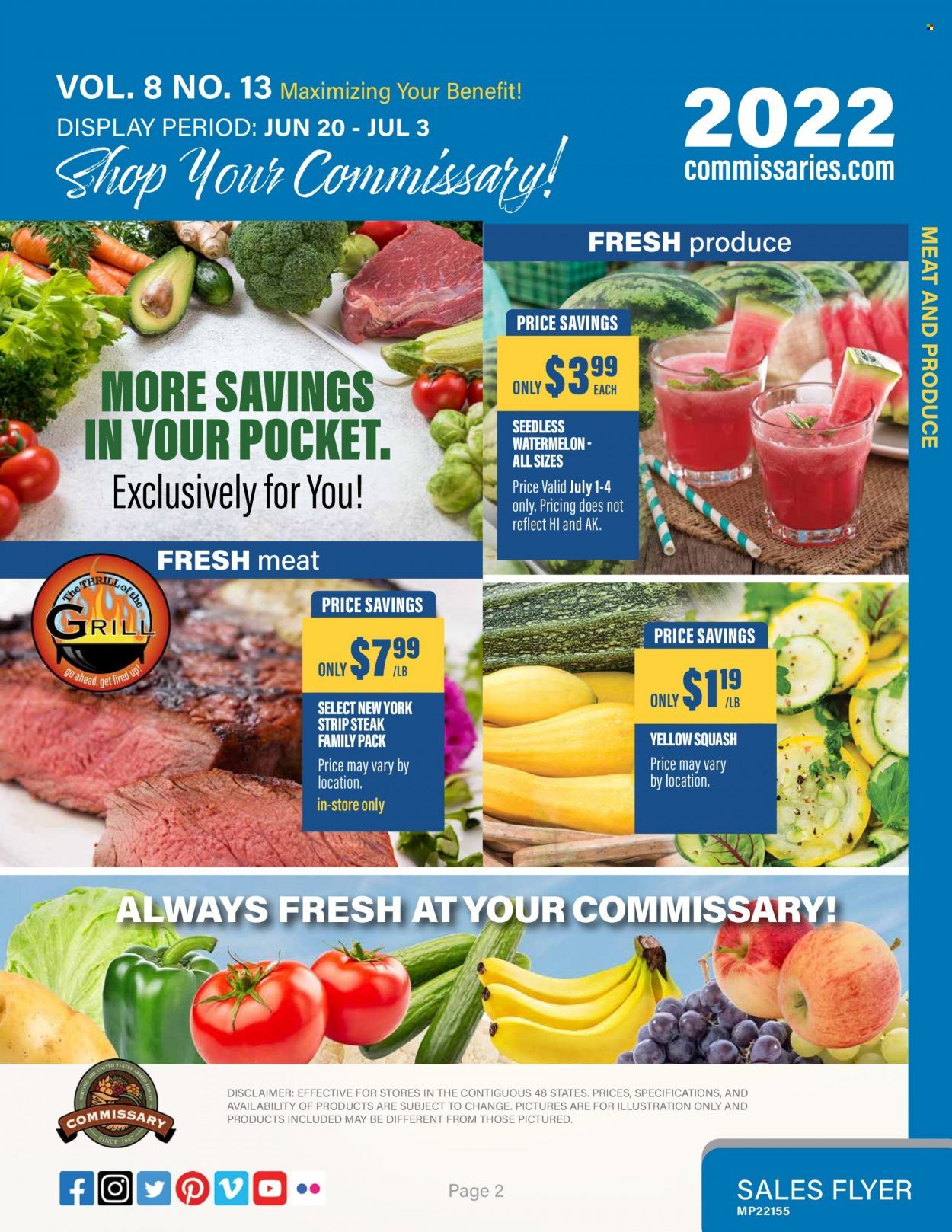 Commissary Weekly Ad Flyer June 22 to June 29