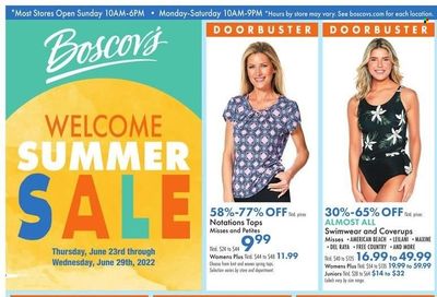 Boscov's (CT, DE, MD, NJ, NY, PA) Weekly Ad Flyer June 23 to June 30