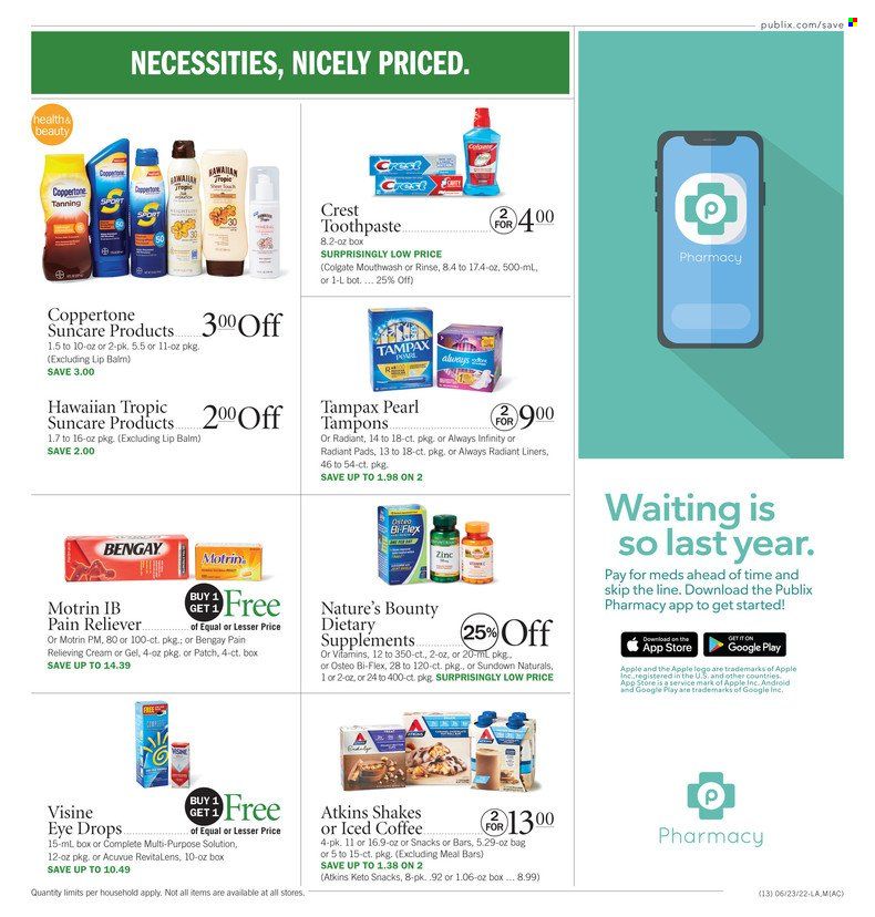 Publix (AL, FL, GA, NC, SC, TN) Weekly Ad Flyer June 23 to June 30