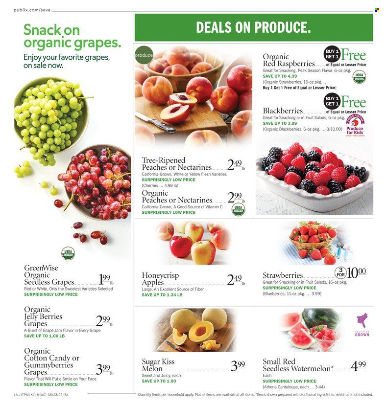 Publix (AL, FL, GA, NC, SC, TN) Weekly Ad Flyer June 23 to June 30
