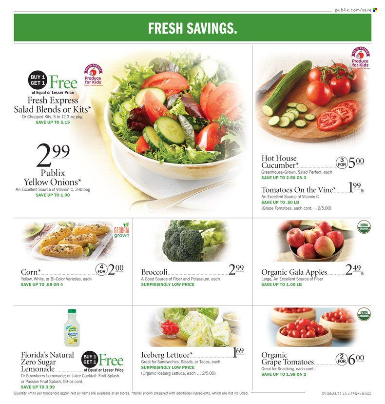 Publix (AL, FL, GA, NC, SC, TN) Weekly Ad Flyer June 23 to June 30