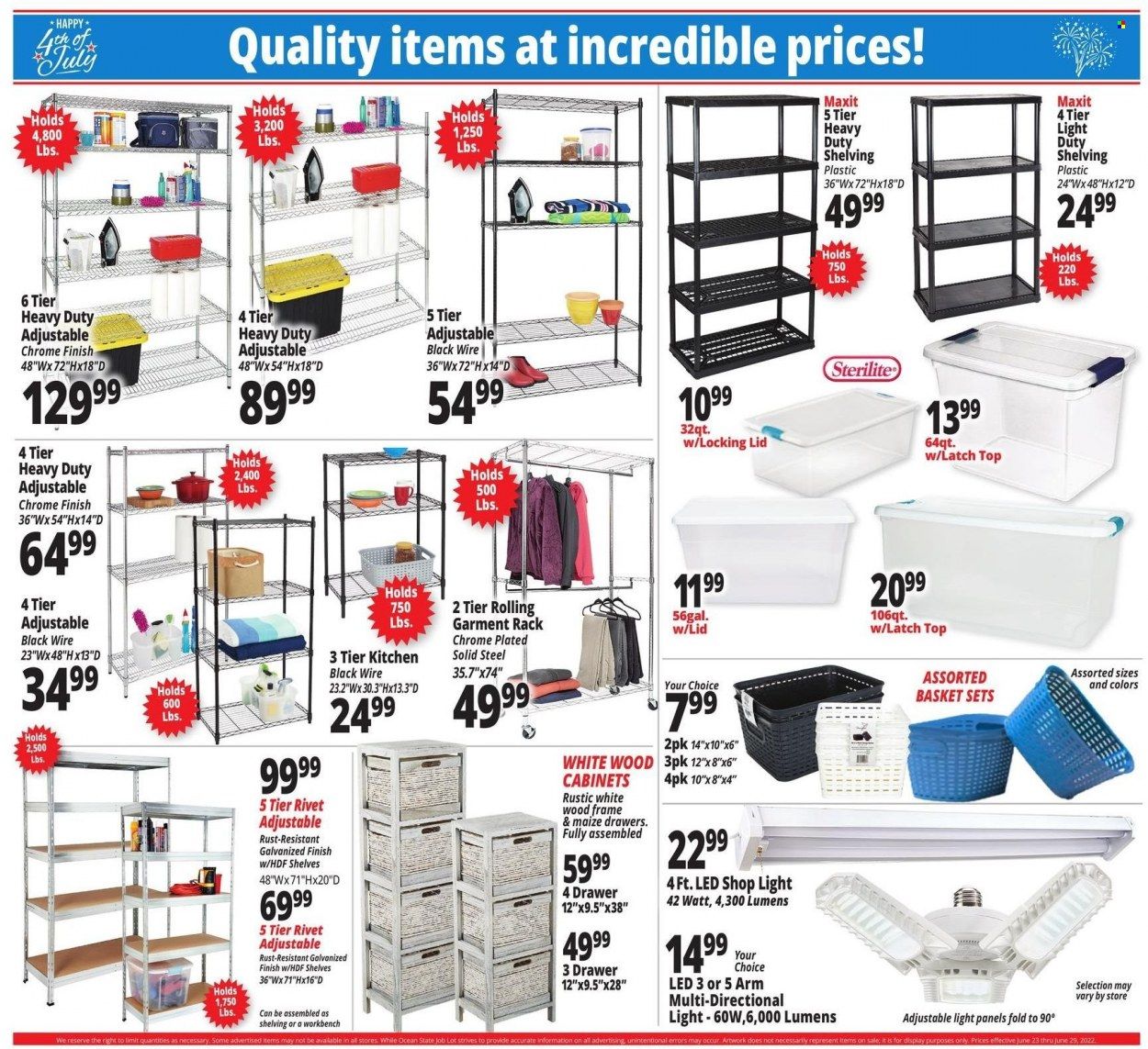 Ocean State Job Lot (CT, MA, ME, NH, NJ, NY, RI) Weekly Ad Flyer June 23 to June 30