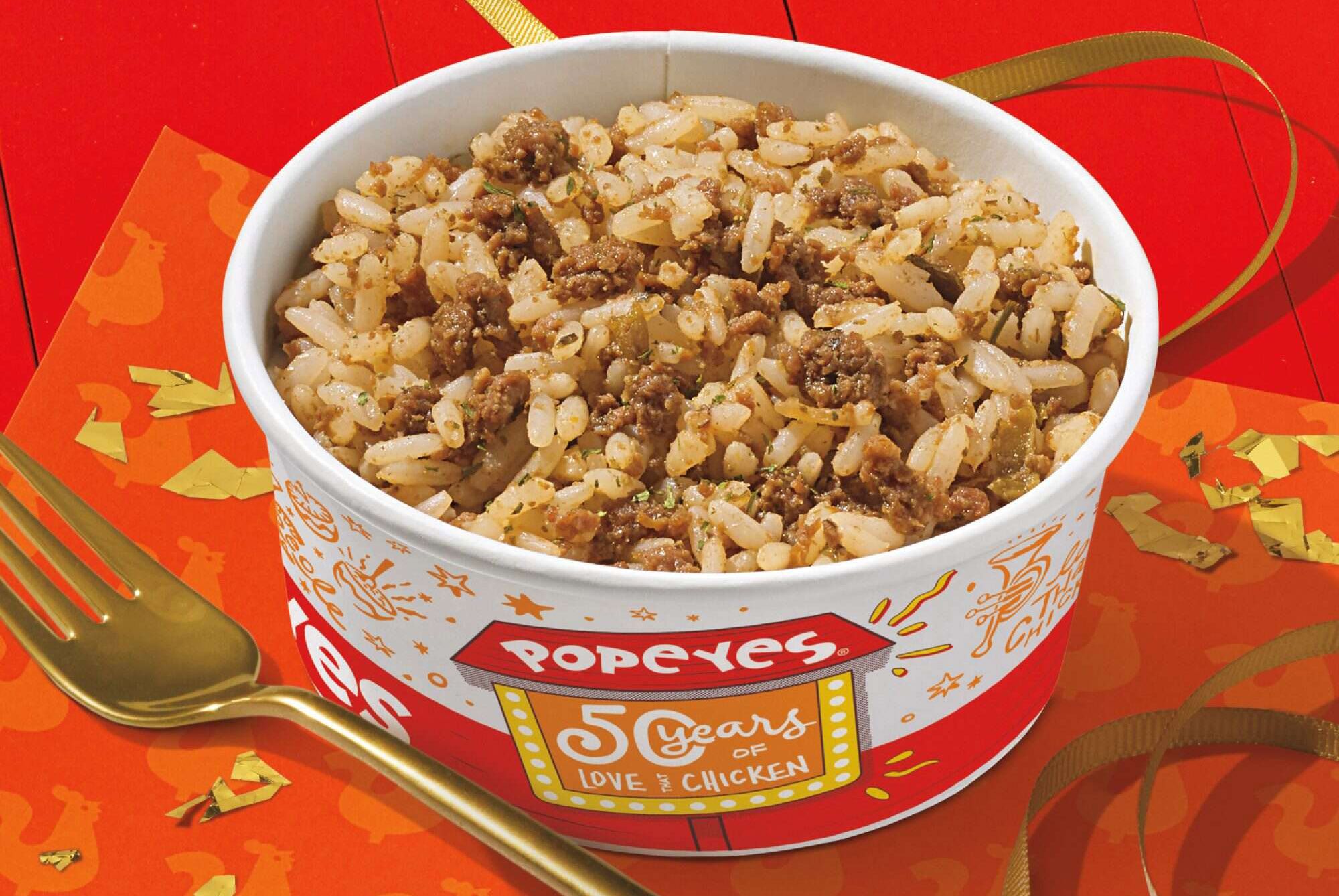 Popeyes Chicken Jumps Into Summer with the Arrival of their Classic Cajun Rice Popeyes Chicken Jumps Into Summer with the Arrival of their Classic Cajun Rice