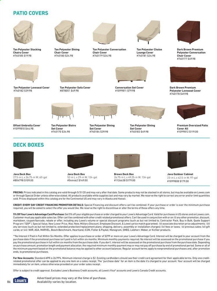 Lowe's Weekly Ad & Flyer January 16 to July 8