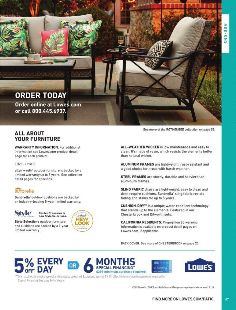 Lowe's Weekly Ad & Flyer January 16 to July 8