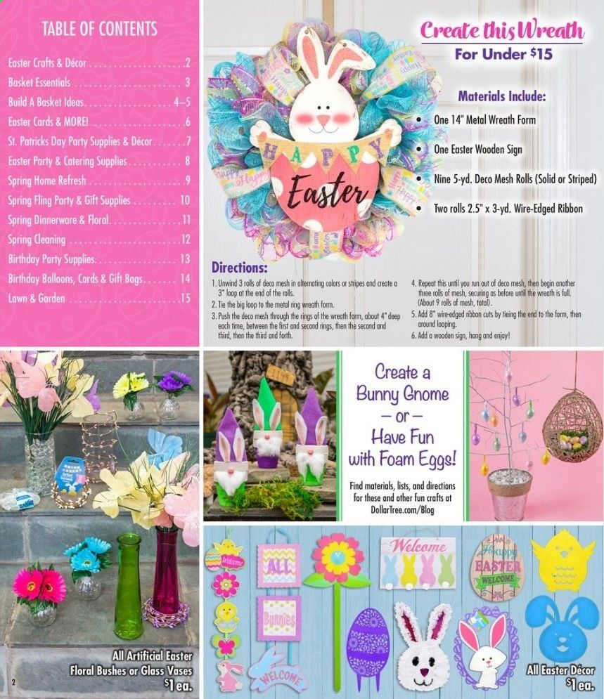 Dollar Tree Weekly Ad & Flyer February 15 to April 12