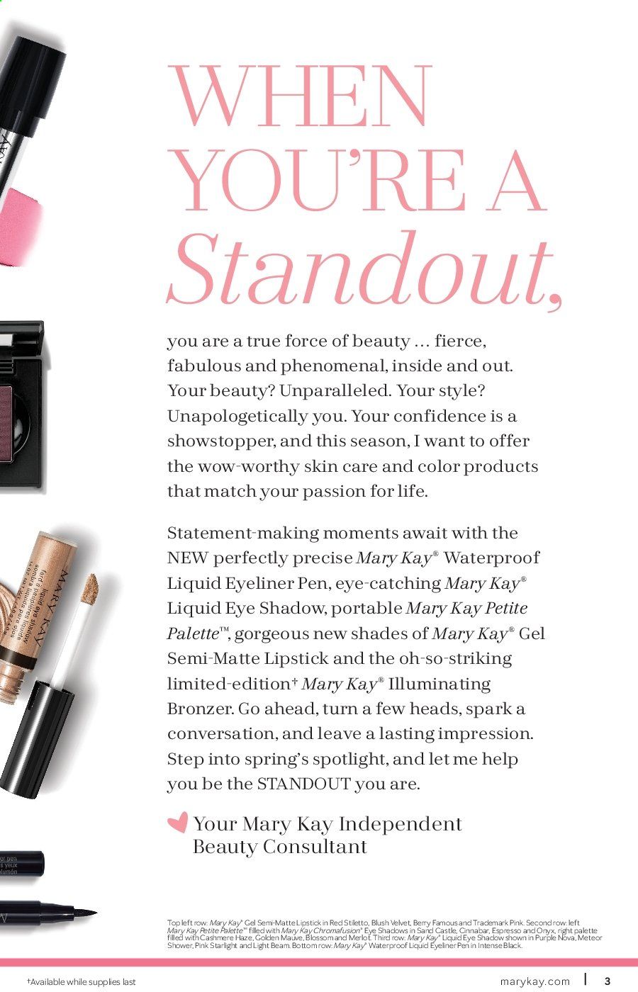 Mary Kay Weekly Ad & Flyer February 16 to May 15