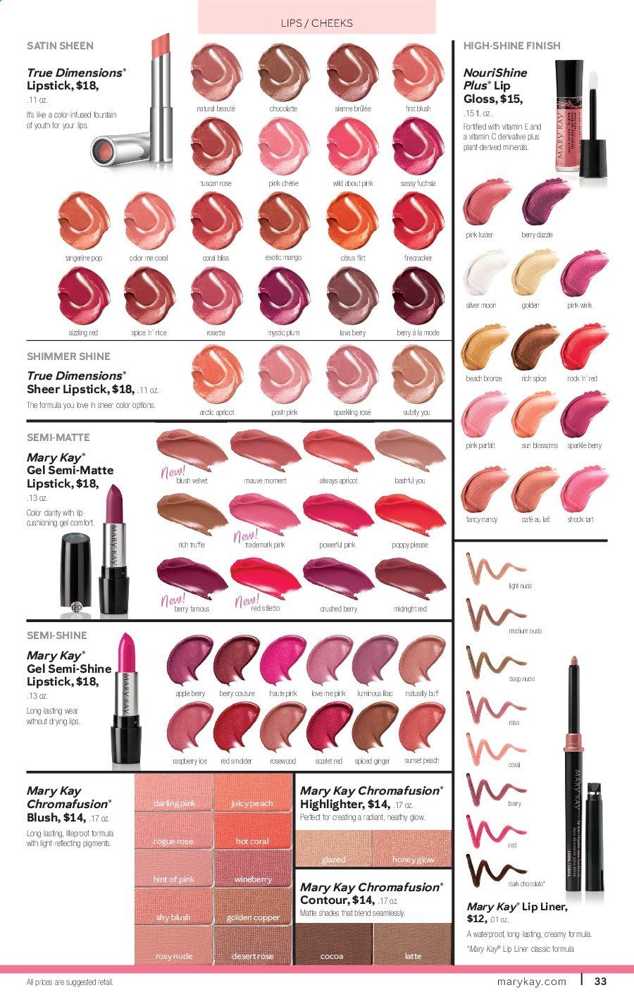 Mary Kay Weekly Ad & Flyer February 16 to May 15