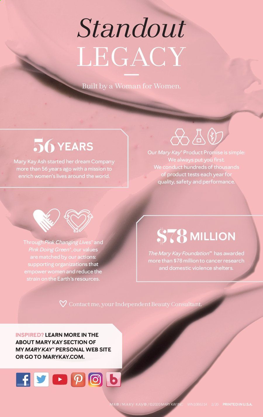 Mary Kay Weekly Ad & Flyer February 16 to May 15