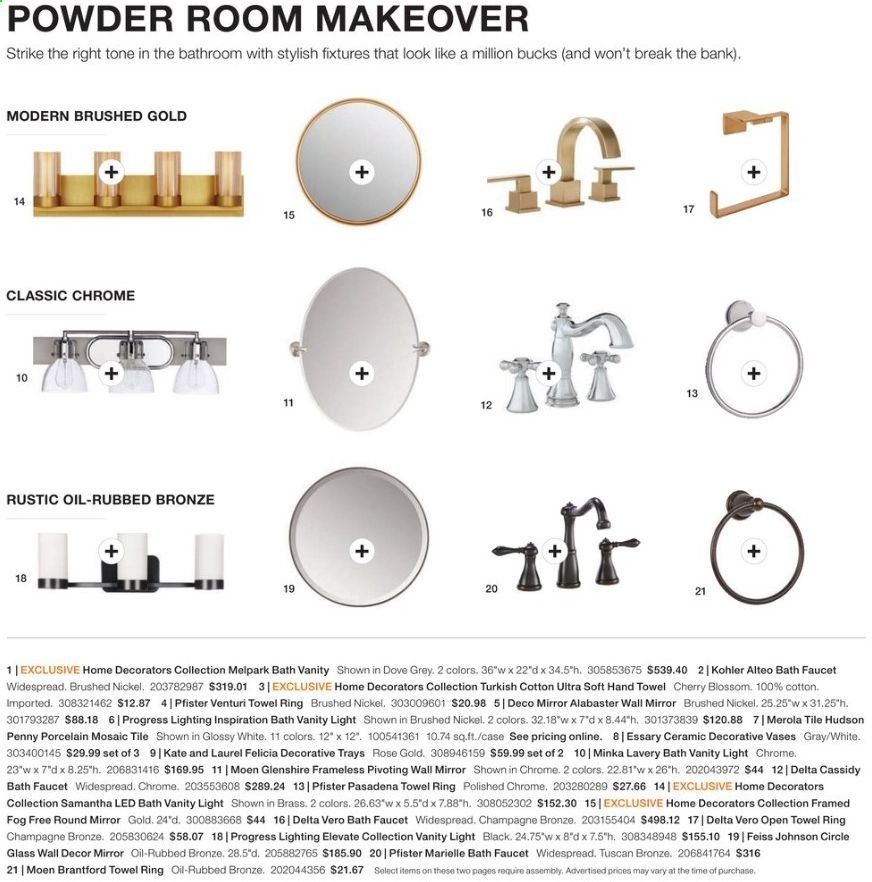 The Home Depot Weekly Ad & Flyer December 30, 2019 to April 19, 2020